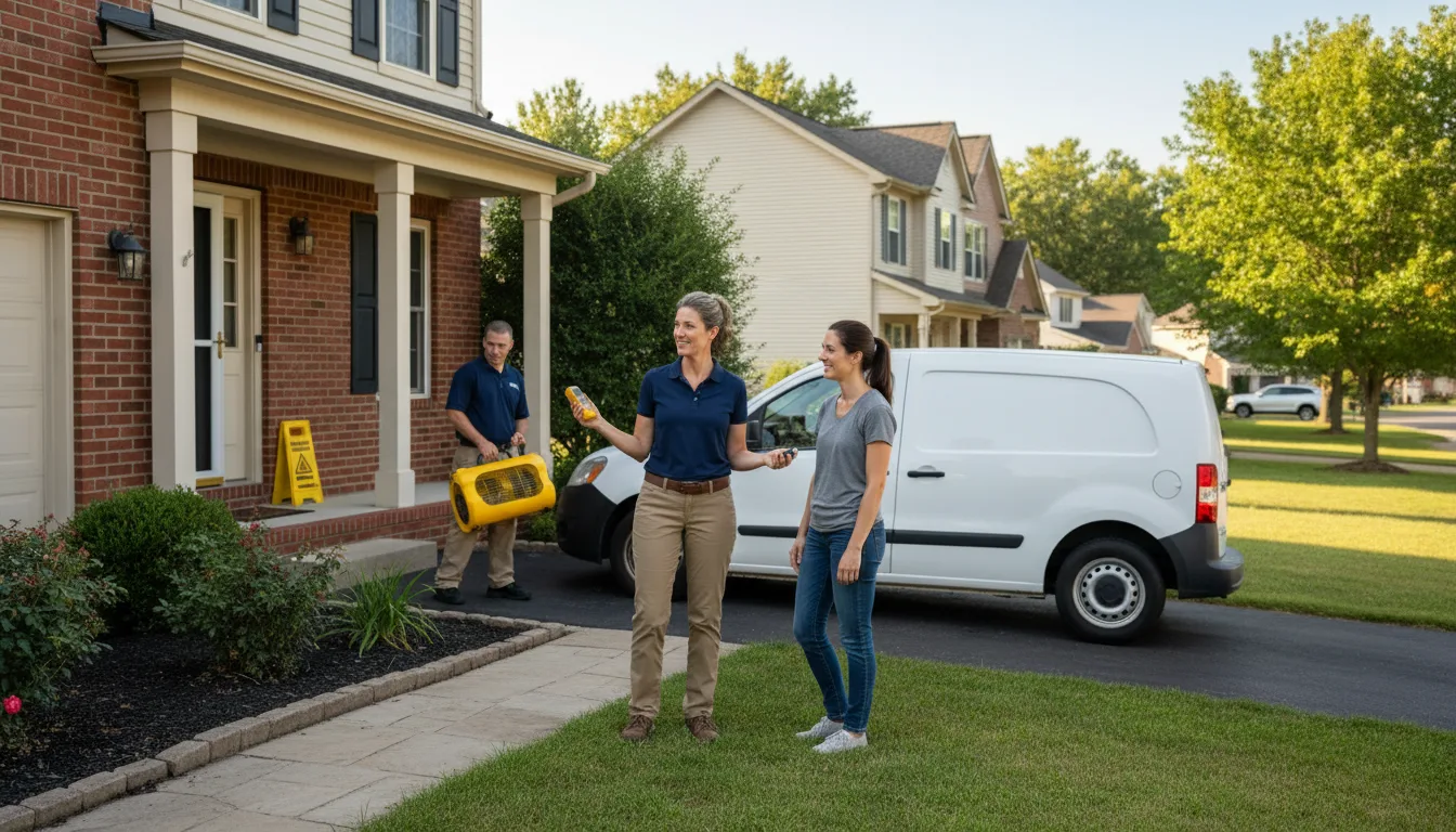 Water restoration image for Fire And Smoke Damage Restoration in Franklin, VA